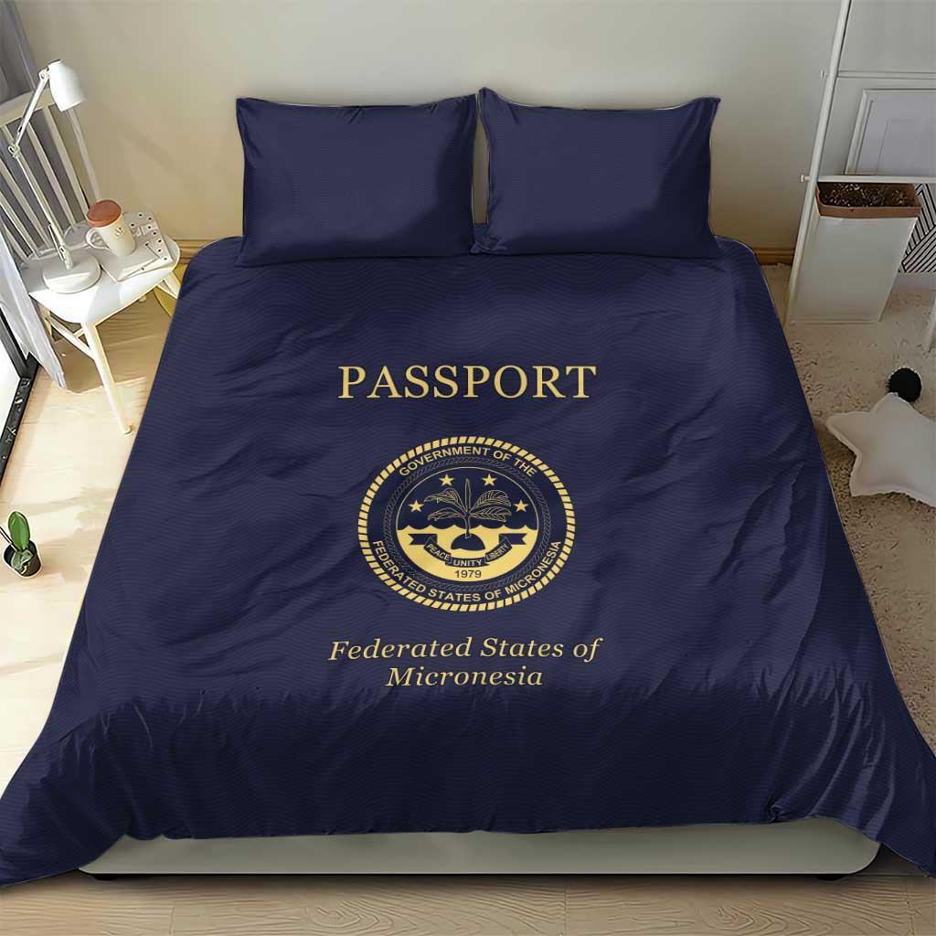 Federated States Of Micronesia Bedding Set FSM Passport - Polynesian Pride