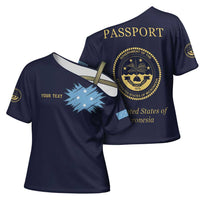 Personalised Federated States Of Micronesia Cross Shoulder Shirt FSM Passport LT05 - Polynesian Pride