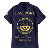 Personalised Federated States Of Micronesia Family Matching Short Sleeve Bodycon Dress and Hawaiian Shirt FSM Passport LT05 - Polynesian Pride