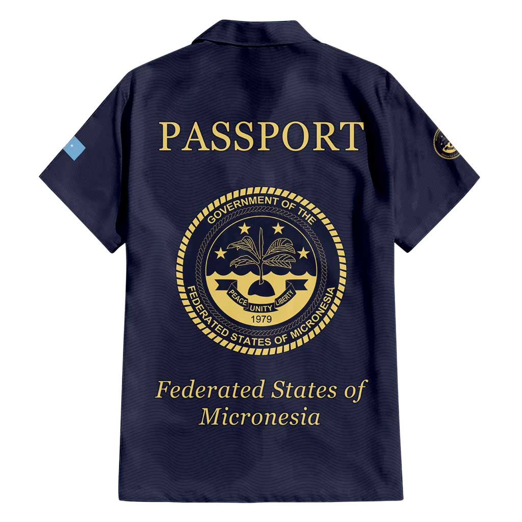 Personalised Federated States Of Micronesia Hawaiian Shirt FSM Passport LT05 - Polynesian Pride