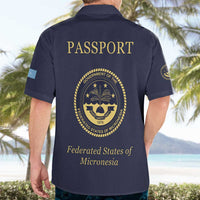 Personalised Federated States Of Micronesia Hawaiian Shirt FSM Passport LT05 - Polynesian Pride