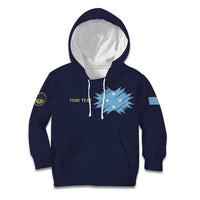 Personalised Federated States Of Micronesia Kid Hoodie FSM Passport LT05 Hoodie Navy - Polynesian Pride