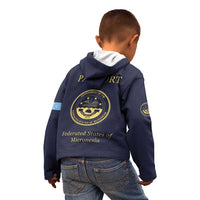 Personalised Federated States Of Micronesia Kid Hoodie FSM Passport LT05 - Polynesian Pride