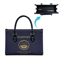 Federated States Of Micronesia Leather Bag FSM Passport - Polynesian Pride