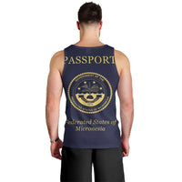 Personalised Federated States Of Micronesia Men Tank Top FSM Passport - Polynesian Pride