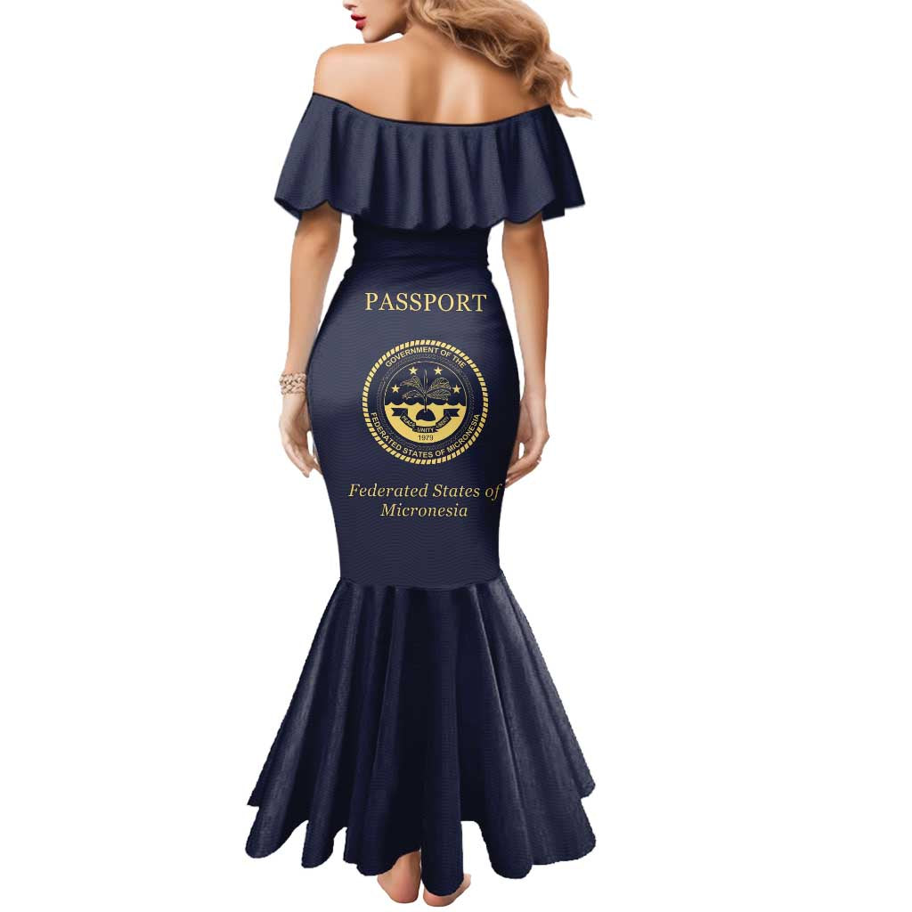 Personalised Federated States Of Micronesia Mermaid Dress FSM Passport LT05 - Polynesian Pride