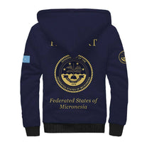 Personalised Federated States Of Micronesia Sherpa Hoodie FSM Passport LT05 - Polynesian Pride