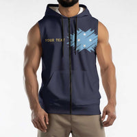 Personalised Federated States Of Micronesia Sleeveless Zip Hoodie FSM Passport LT05 - Polynesian Pride