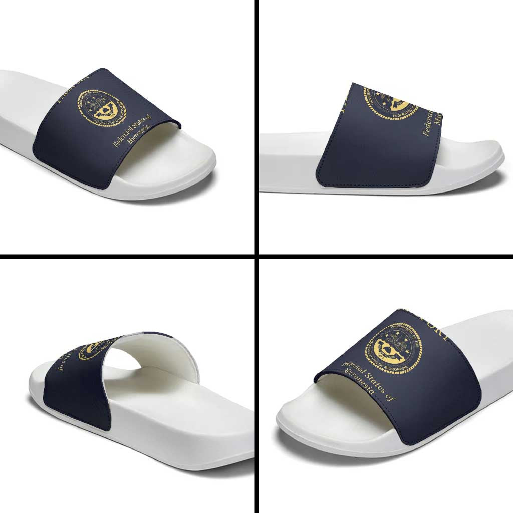 Federated States Of Micronesia Slide Sandals FSM Passport - Polynesian Pride