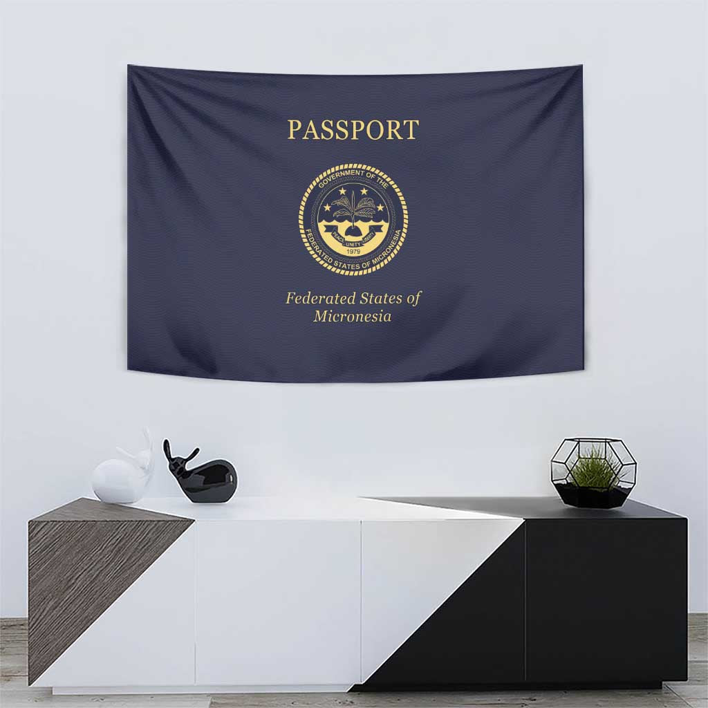 Federated States Of Micronesia Tapestry FSM Passport - Polynesian Pride