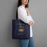 Federated States Of Micronesia Tote Bag FSM Passport - Polynesian Pride