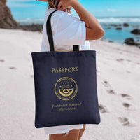 Federated States Of Micronesia Tote Bag FSM Passport - Polynesian Pride
