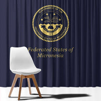 Federated States Of Micronesia Window Curtain FSM Passport - Polynesian Pride
