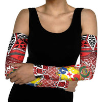 Personalised Tonga Constitution Day Arm Sleeves 150 Years Jubilee - Polynesian Pride