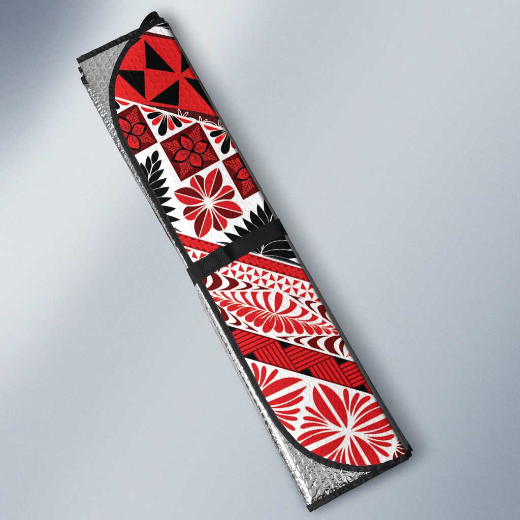 Tonga Constitution Day Auto Sun Shade 150 Years Jubilee - Polynesian Pride