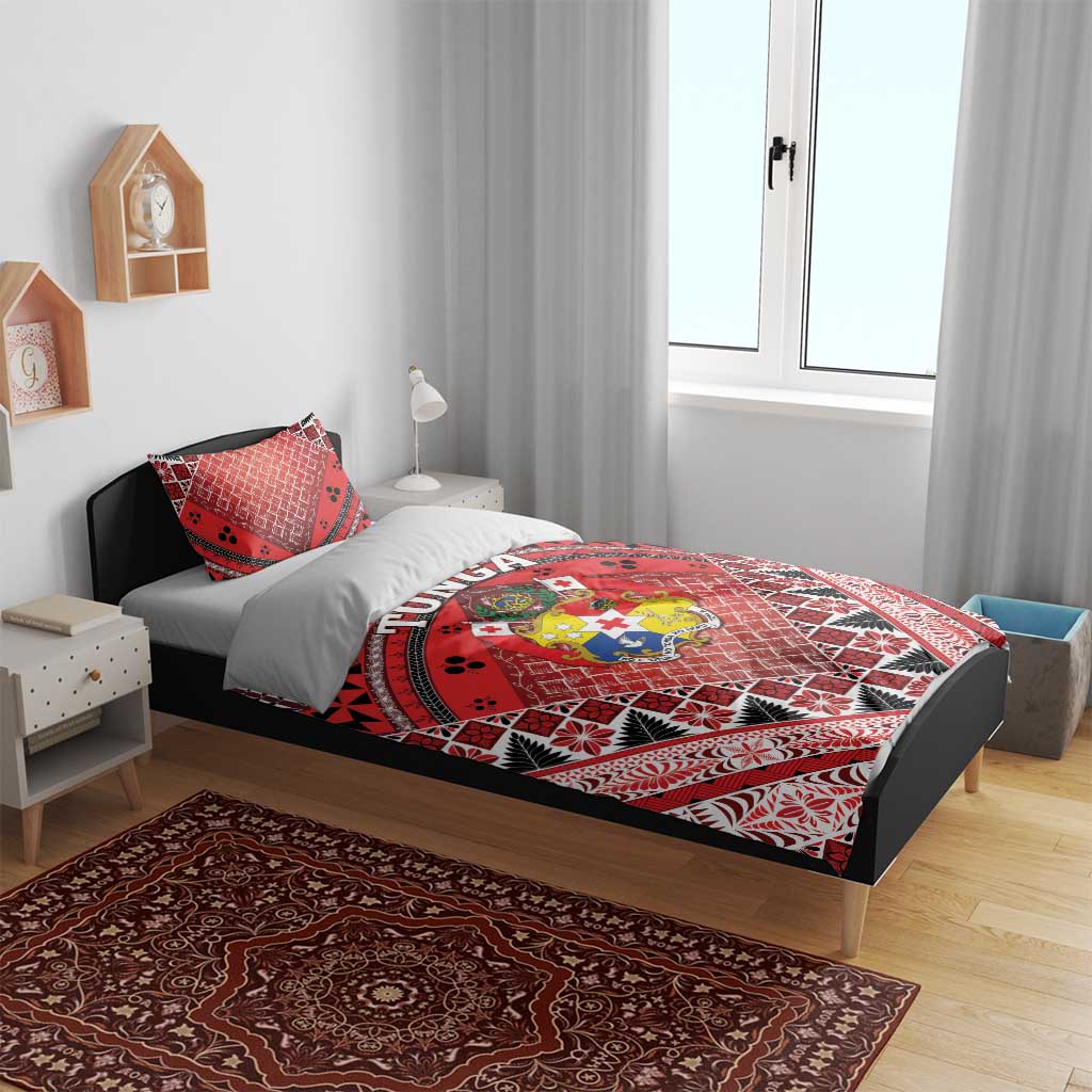 Tonga Constitution Day Bedding Set 150 Years Jubilee - Polynesian Pride