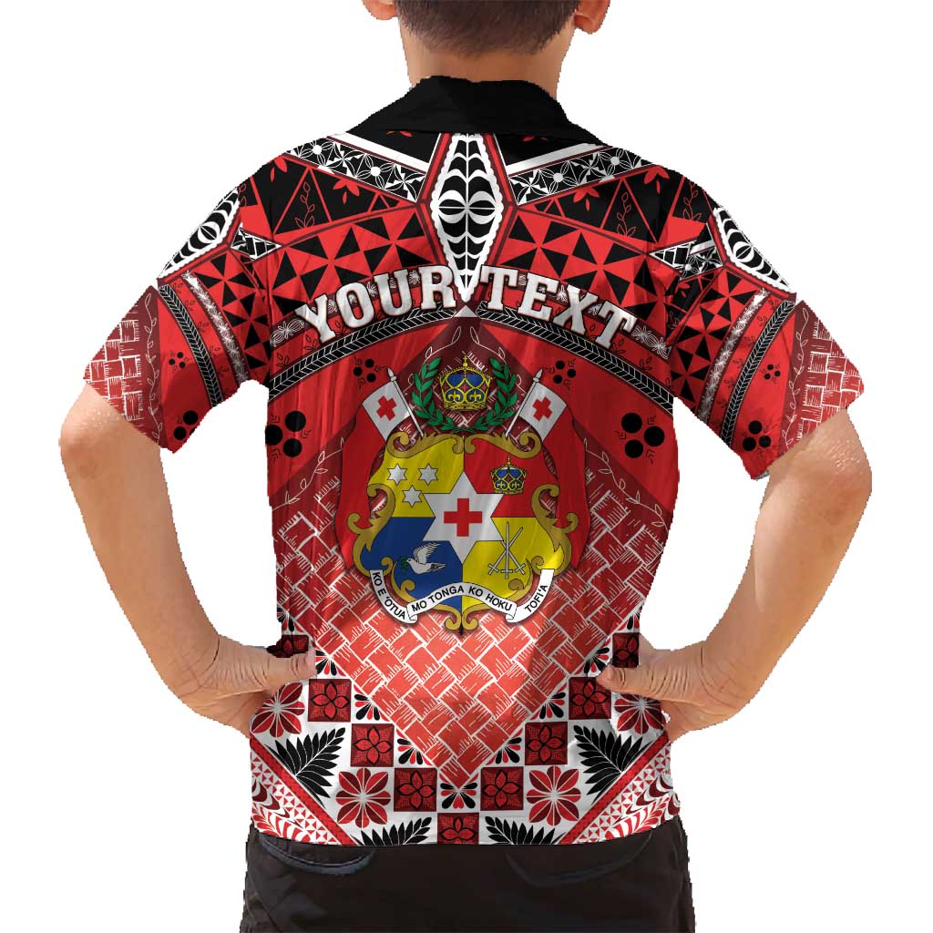 Personalised Tonga Constitution Day Family Matching Off Shoulder Short Dress and Hawaiian Shirt 150 Years Jubilee LT05 - Polynesian Pride