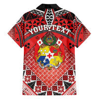 Personalised Tonga Constitution Day Family Matching Summer Maxi Dress and Hawaiian Shirt 150 Years Jubilee LT05 - Polynesian Pride