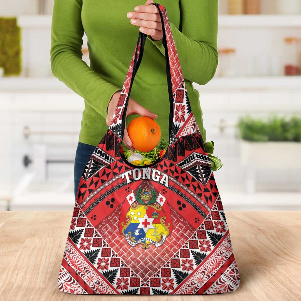 Tonga Constitution Day Grocery Bag 150 Years Jubilee - Polynesian Pride