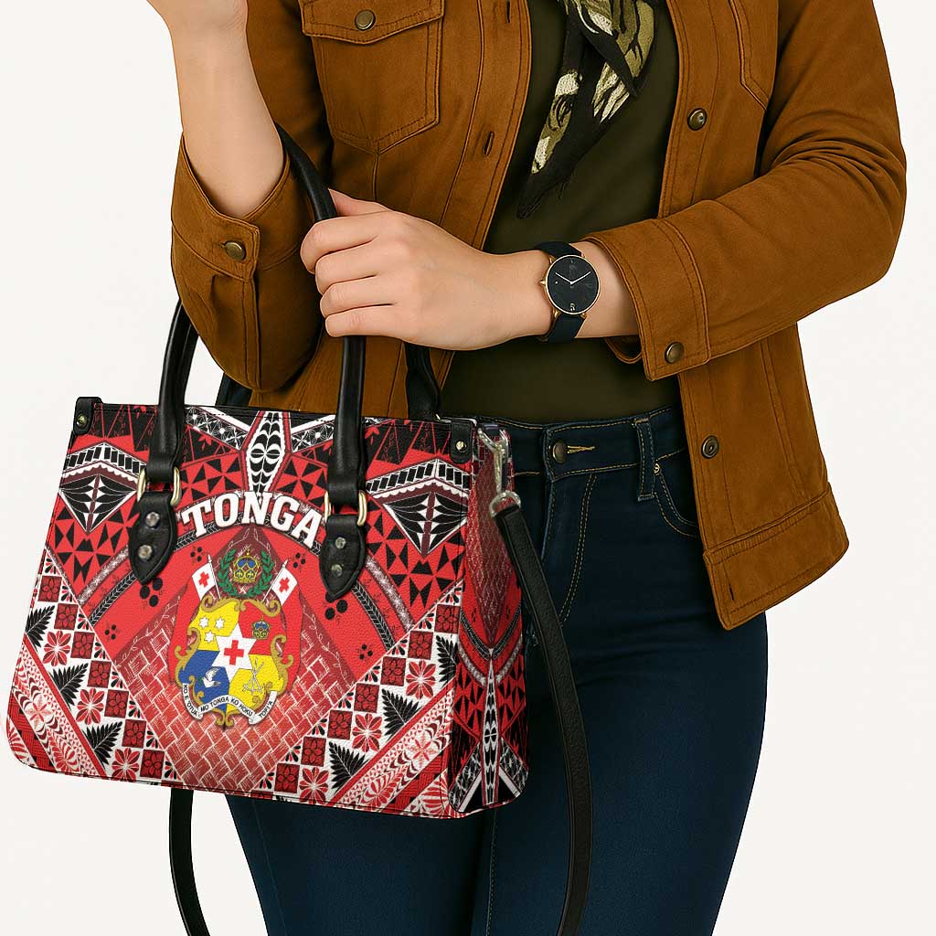 Tonga Constitution Day Leather Bag 150 Years Jubilee - Polynesian Pride