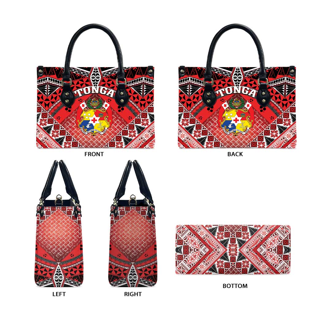 Tonga Constitution Day Leather Bag 150 Years Jubilee - Polynesian Pride