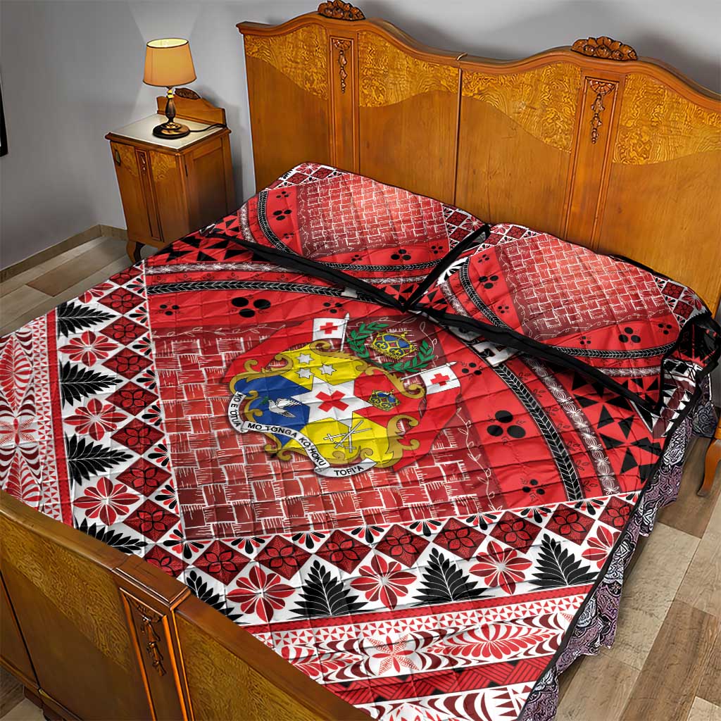Tonga Constitution Day Quilt Bed Set 150 Years Jubilee - Polynesian Pride