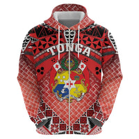 Personalised Tonga Constitution Day Zip Hoodie 150 Years Jubilee - Polynesian Pride