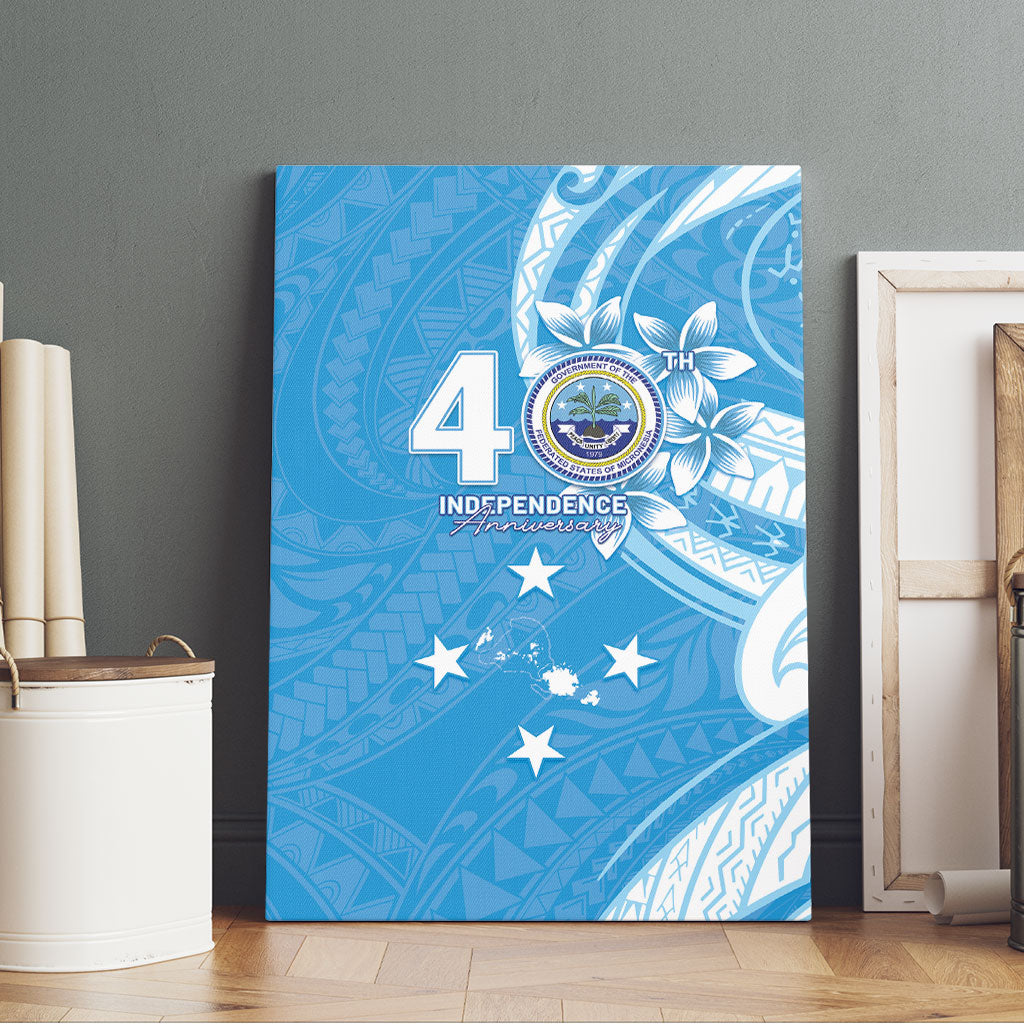 FSM Micronesia Canvas Wall Art 40th Independence Anniversary LT05 - Polynesian Pride