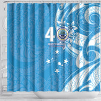 FSM Micronesia Shower Curtain 40th Independence Anniversary LT05 - Polynesian Pride
