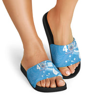 FSM Micronesia Slide Sandals 40th Independence Anniversary LT05 - Polynesian Pride