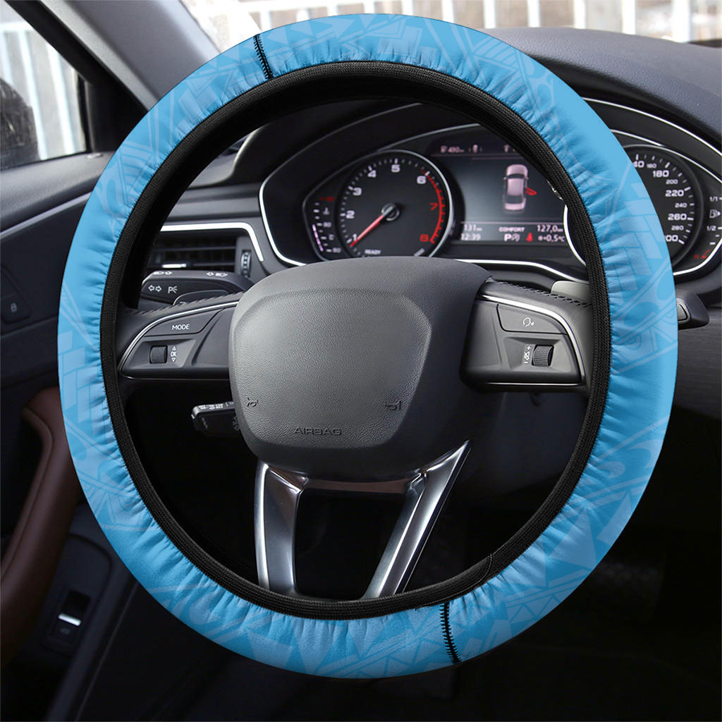 FSM Micronesia Steering Wheel Cover 40th Independence Anniversary LT05 - Polynesian Pride