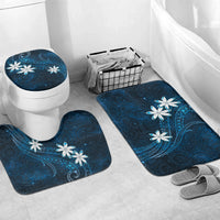 Tahiti Matarii Bathroom Set Tahitian Spring Blue Galaxy LT05 Mat Set Only (3 pcs) One Size Blue - Polynesian Pride