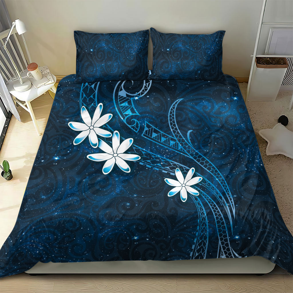 Tahiti Matarii Bedding Set Tahitian Spring Blue Galaxy LT05 - Polynesian Pride