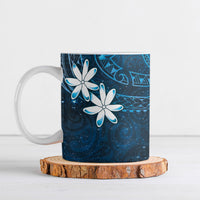 Tahiti Matarii Ceramic Mug Tahitian Spring Blue Galaxy LT05 Blue - Polynesian Pride