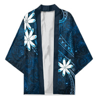 Tahiti Matarii Kimono Tahitian Spring Blue Galaxy LT05 Unisex Blue - Polynesian Pride