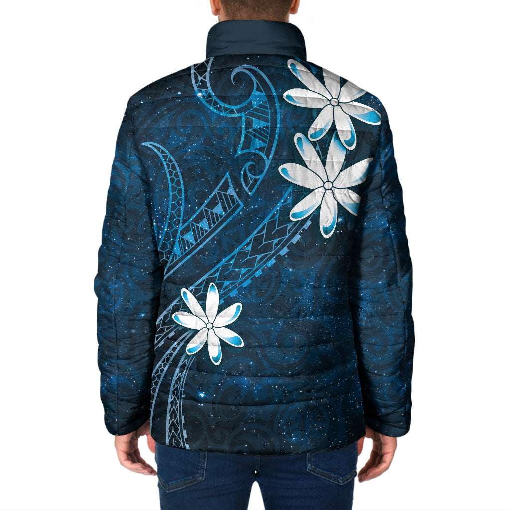 Tahiti Matarii Padded Jacket Tahitian Spring Blue Galaxy LT05 - Polynesian Pride