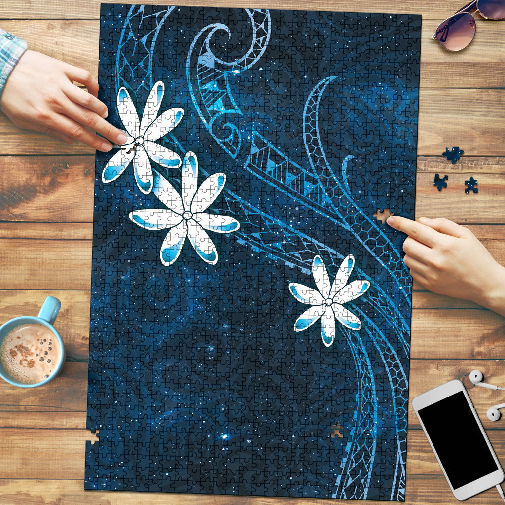 Tahiti Matarii Puzzle Tahitian Spring Blue Galaxy LT05 Blue - Polynesian Pride