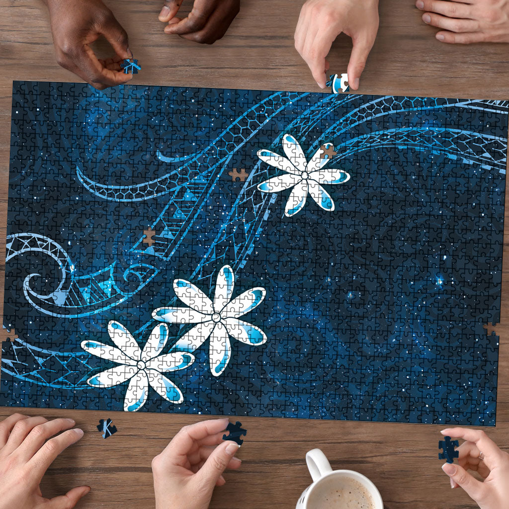 Tahiti Matarii Puzzle Tahitian Spring Blue Galaxy LT05 - Polynesian Pride
