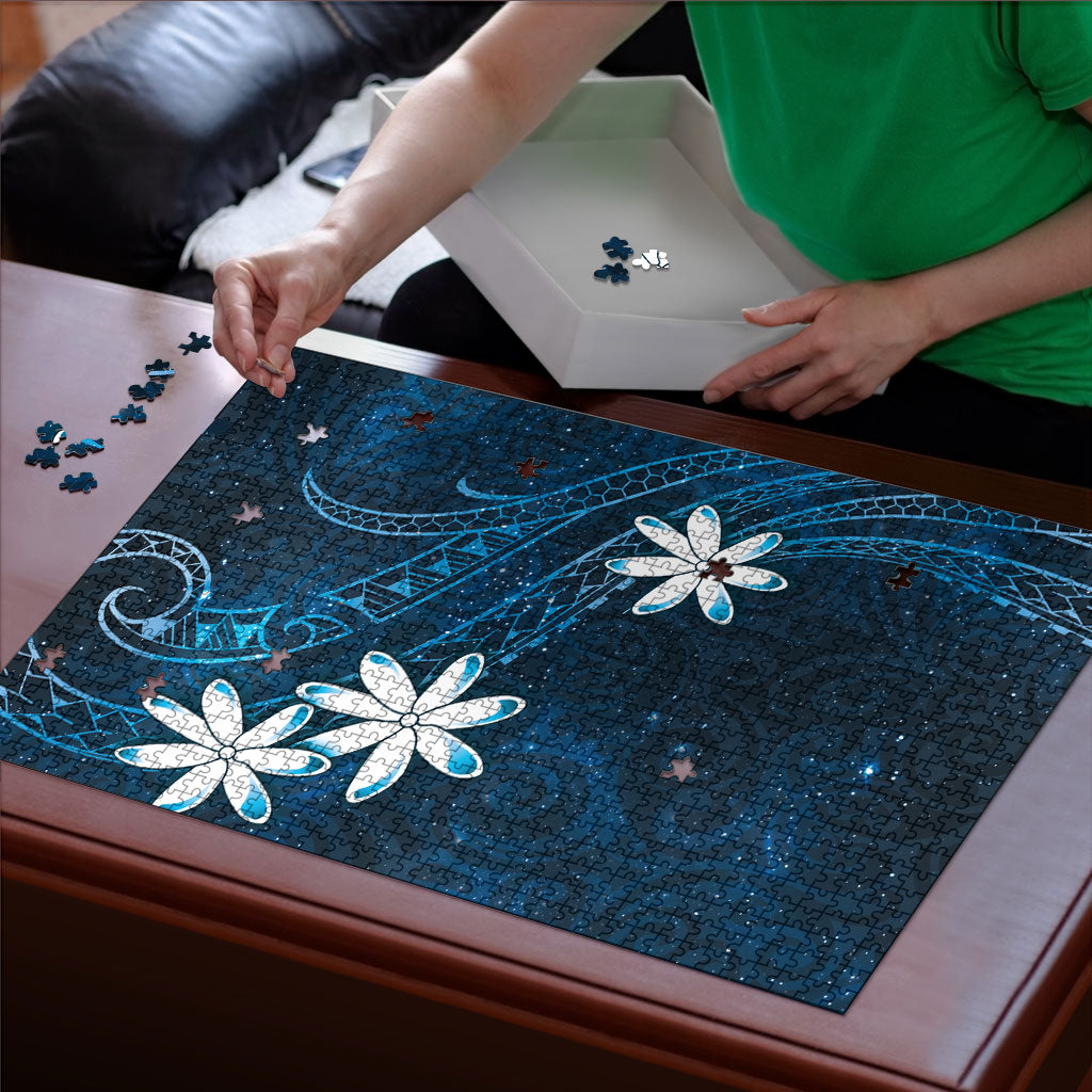 Tahiti Matarii Puzzle Tahitian Spring Blue Galaxy LT05 - Polynesian Pride