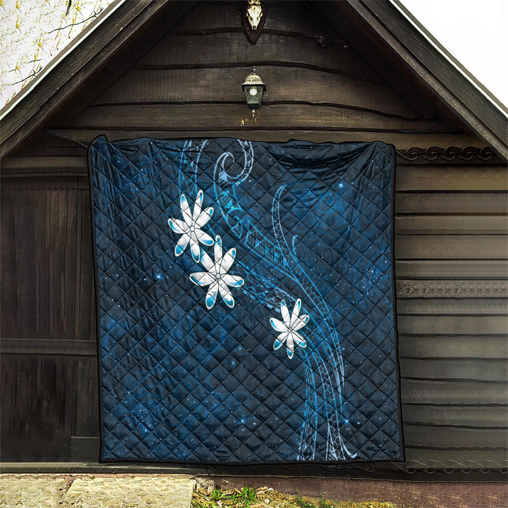 Tahiti Matarii Quilt Tahitian Spring Blue Galaxy LT05 - Polynesian Pride