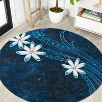 Tahiti Matarii Round Carpet Tahitian Spring Blue Galaxy LT05 Blue - Polynesian Pride