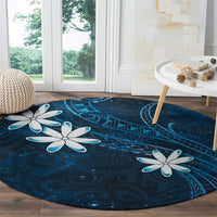 Tahiti Matarii Round Carpet Tahitian Spring Blue Galaxy LT05 - Polynesian Pride