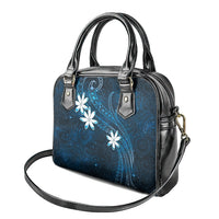 Tahiti Matarii Shoulder Handbag Tahitian Spring Blue Galaxy LT05 - Polynesian Pride