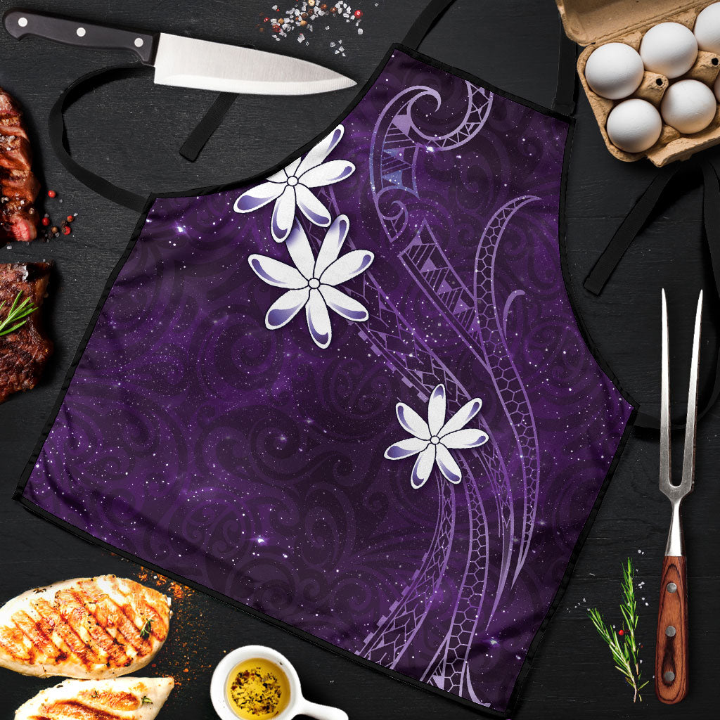 Tahiti Matarii Apron Tahitian Spring Purple Galaxy LT05 Purple - Polynesian Pride