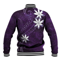 Tahiti Matarii Baseball Jacket Tahitian Spring Purple Galaxy LT05 - Polynesian Pride