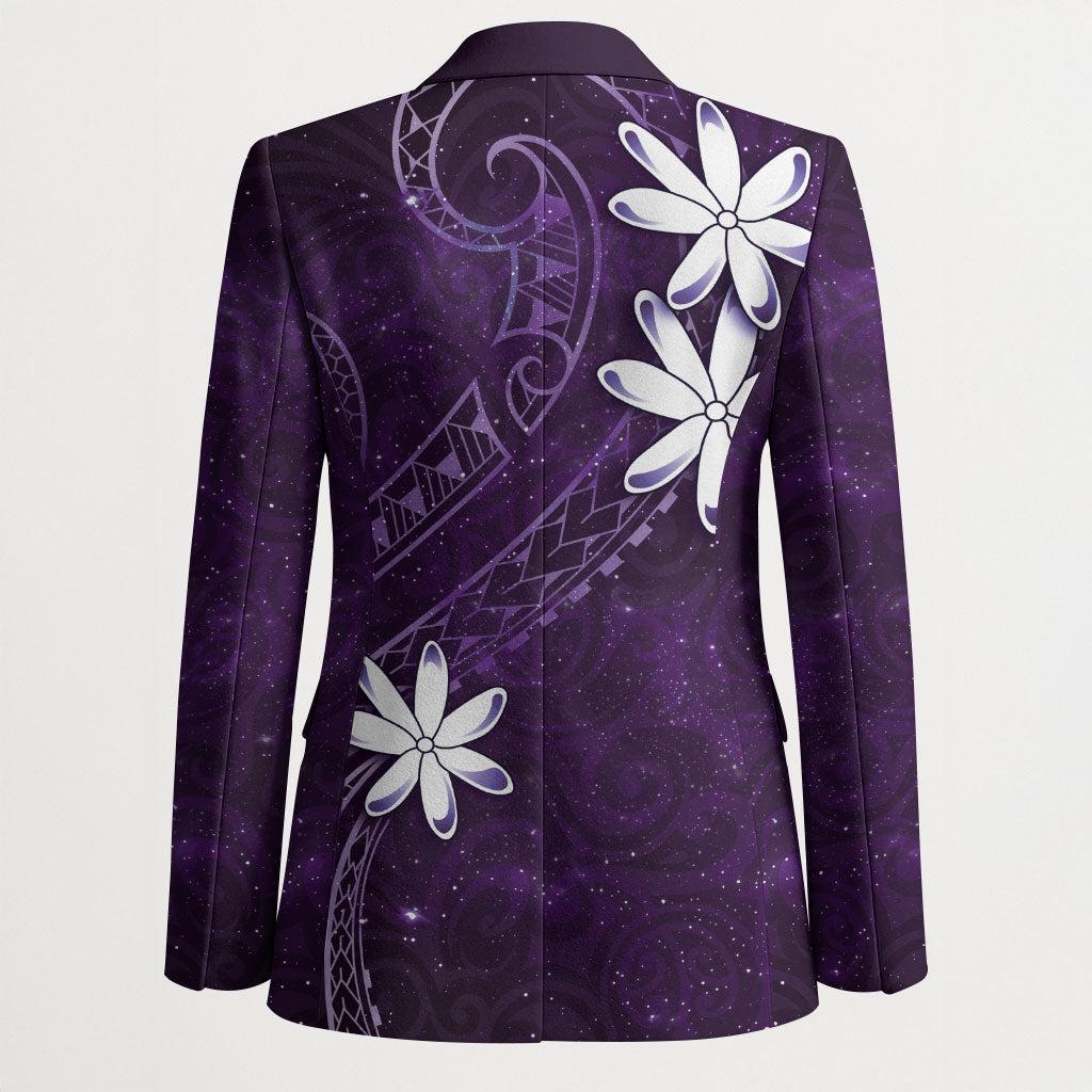 Tahiti Matarii Blazer Tahitian Spring Purple Galaxy LT05 - Polynesian Pride