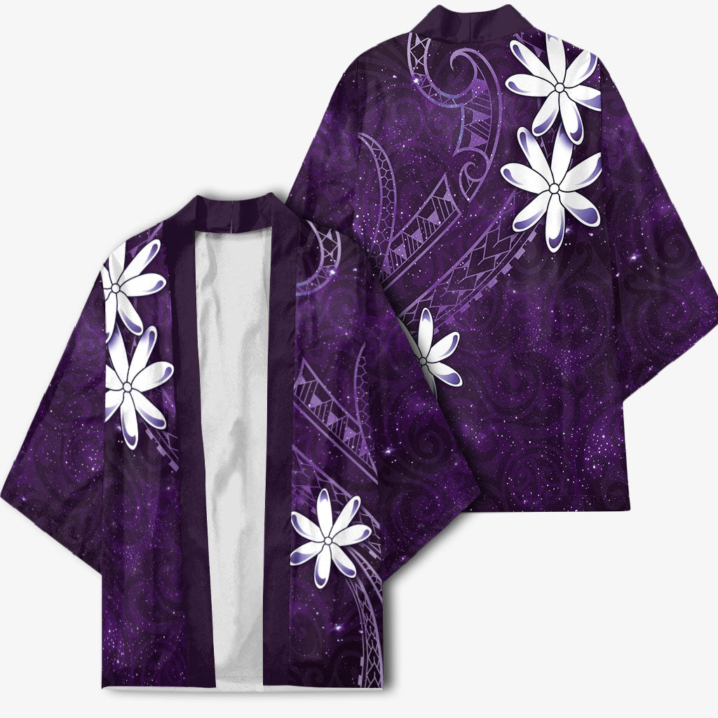 Tahiti Matarii Kimono Tahitian Spring Purple Galaxy LT05 - Polynesian Pride
