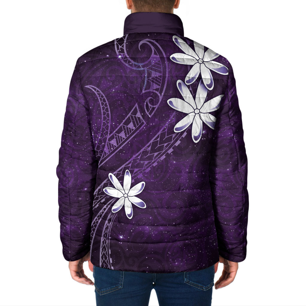 Tahiti Matarii Padded Jacket Tahitian Spring Purple Galaxy LT05 - Polynesian Pride