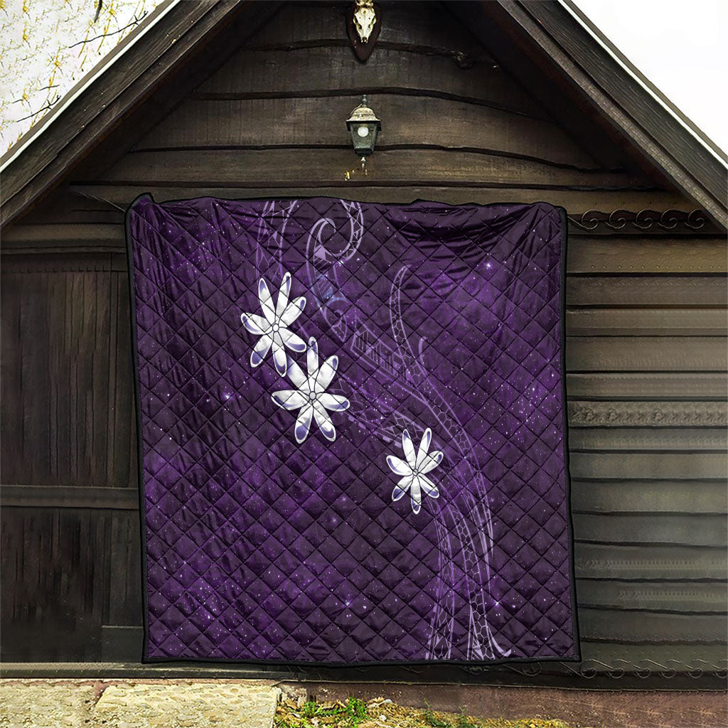 Tahiti Matarii Quilt Tahitian Spring Purple Galaxy LT05 - Polynesian Pride