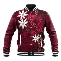 Tahiti Matarii Baseball Jacket Tahitian Spring Red Galaxy LT05 Unisex Red - Polynesian Pride